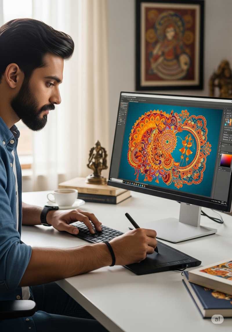 Digital graphics, Editing service